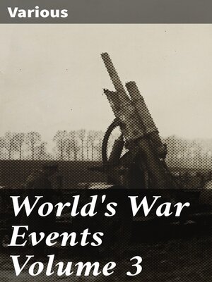 cover image of World's War Events Volume 3